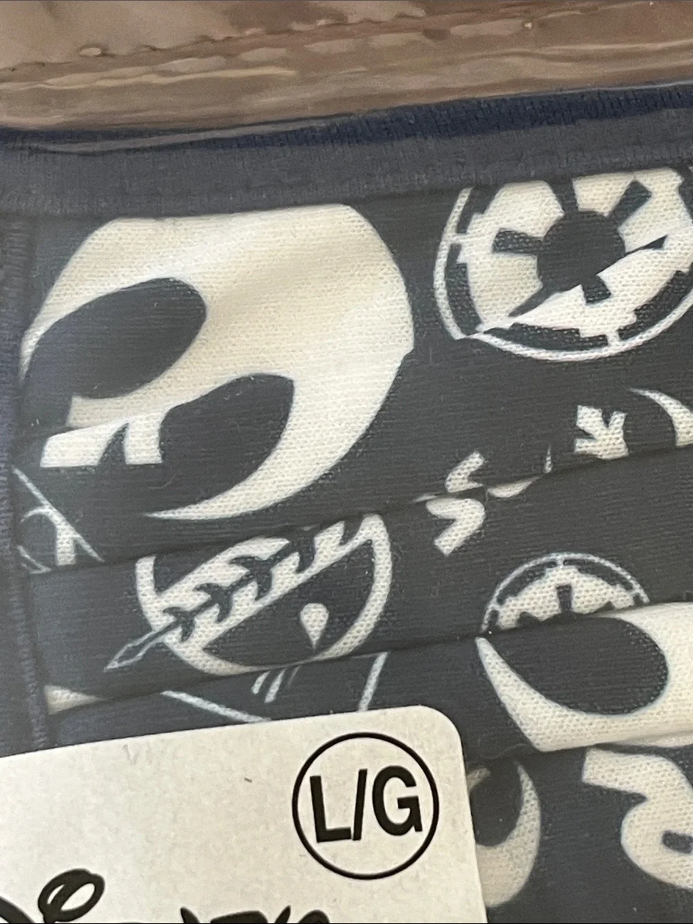 Lot of 2 Disney Parks matching reusable face masks Star Wars